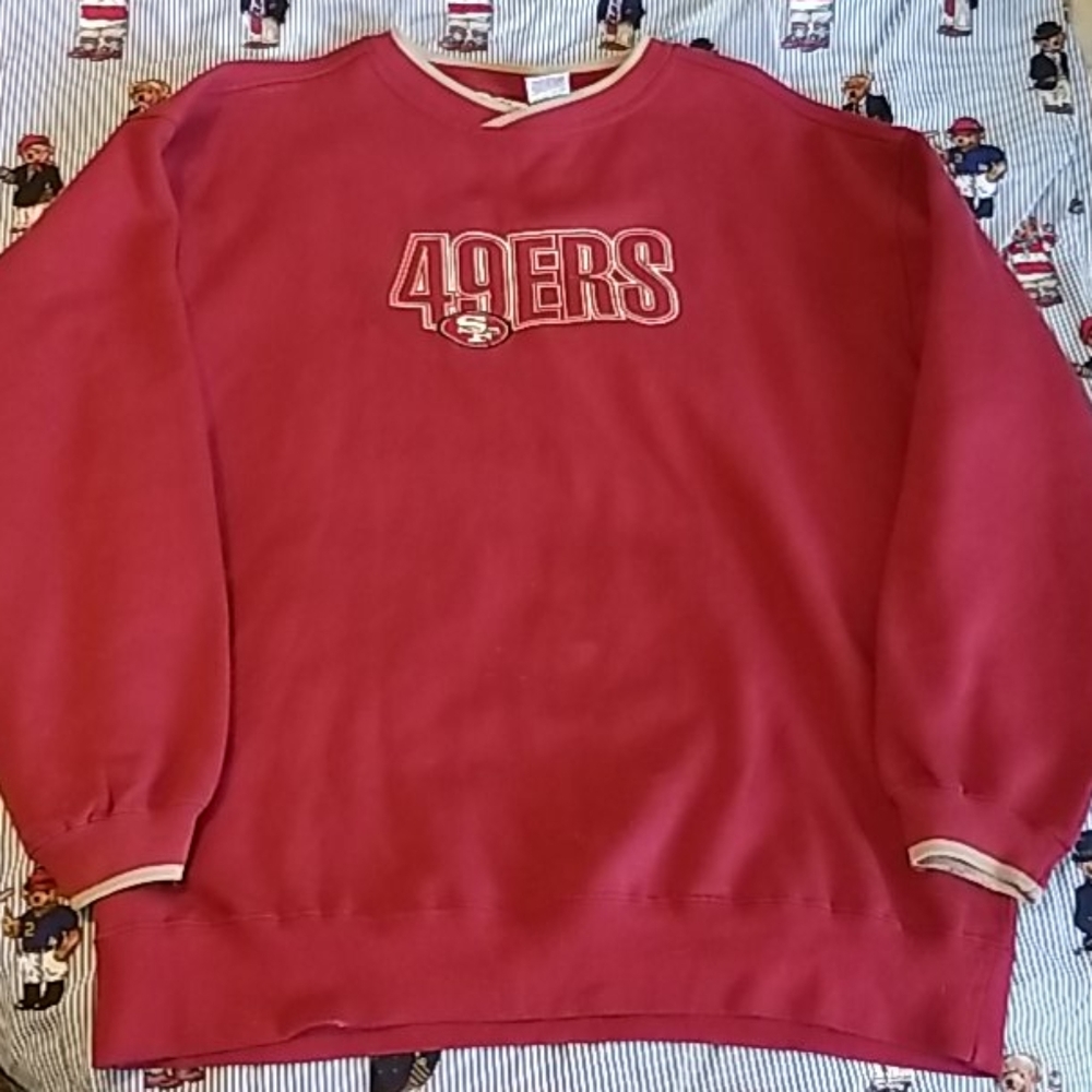 Vtg 49ers San Francisco Crewneck Sweater Sz L